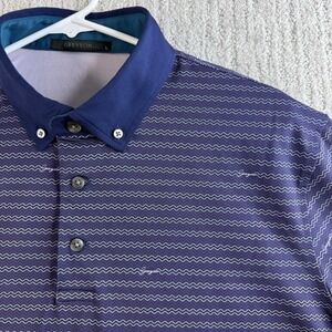 Greyson Golf Polo Men's Size Large Performance Blue